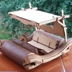 Carro Flintstones 3D  quebra cabeça