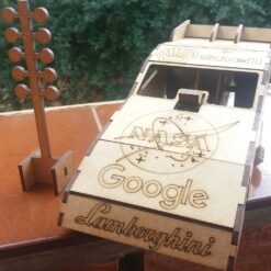 Carro Dragster 3D em mdf