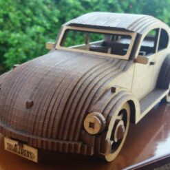 Fusca 3D em mdf de 3mm