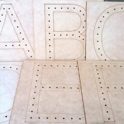 Alfabeto para alinhavo