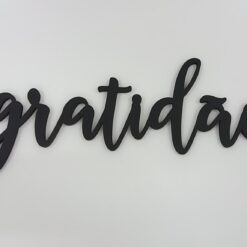 Gratidão - frase decorativa