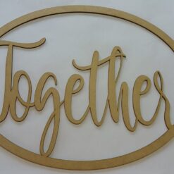 Placa better e together - casamento