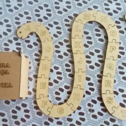 Quebra cabeça Cobrinha abcdário c/cx