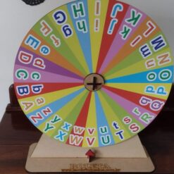 Roleta gigante do Alfabeto adesivada - Leco Brinquedos