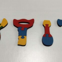 Quebra Cabeça de Ferramentas Coloridas