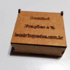 Dominó de frações e porcentagens com Caixa