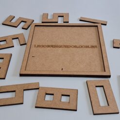 Desafio dos Números – Quebra-Cabeça Educativo em MDF