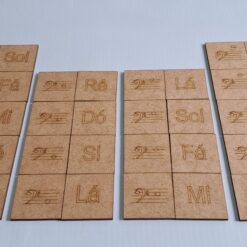 Jogo da memória de notas musicais – Clave de Fá