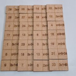Dominó de equações matemáticas