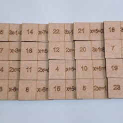 Dominó de equações matemáticas